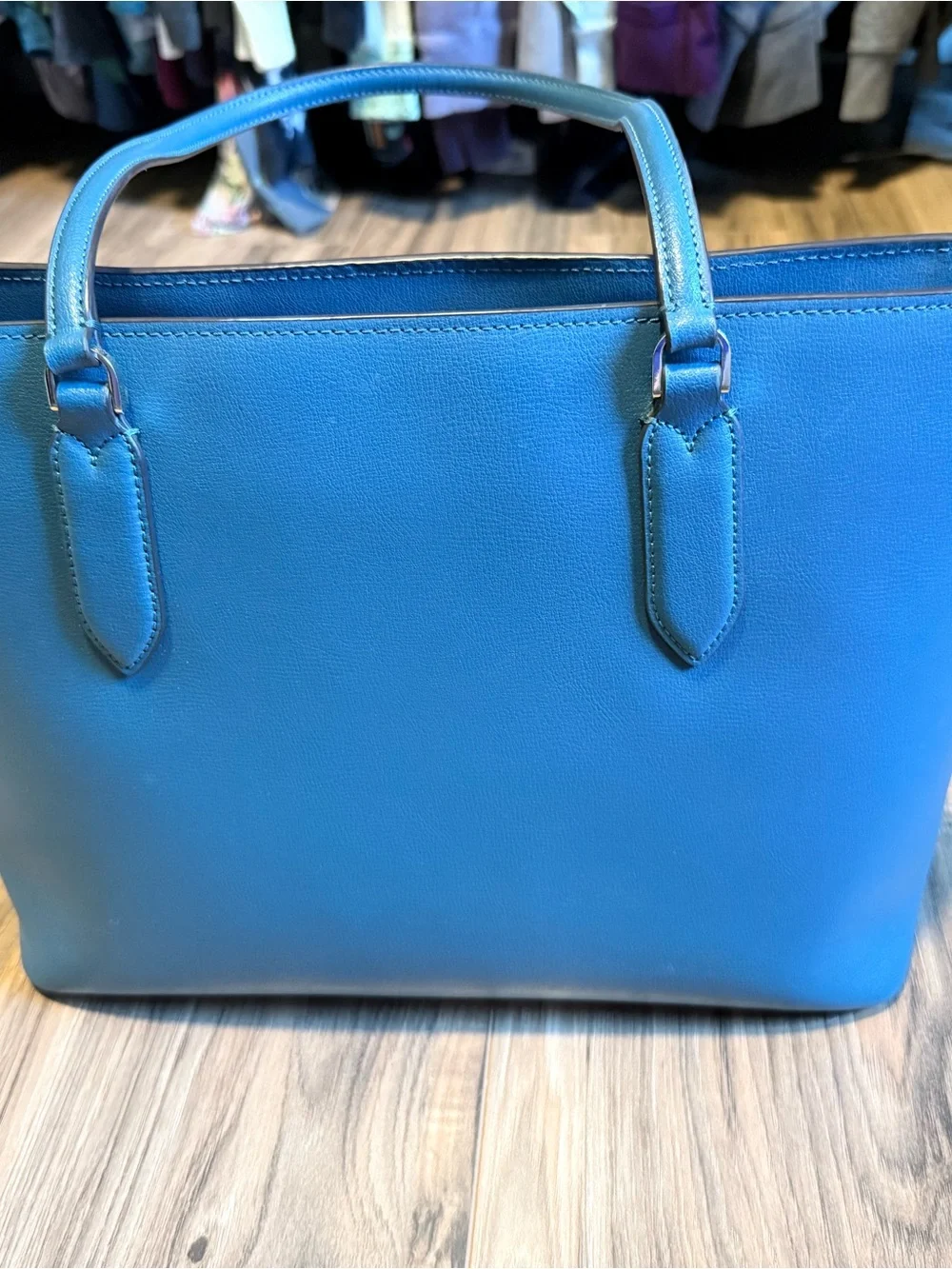 kate spade Blue Leather Tote